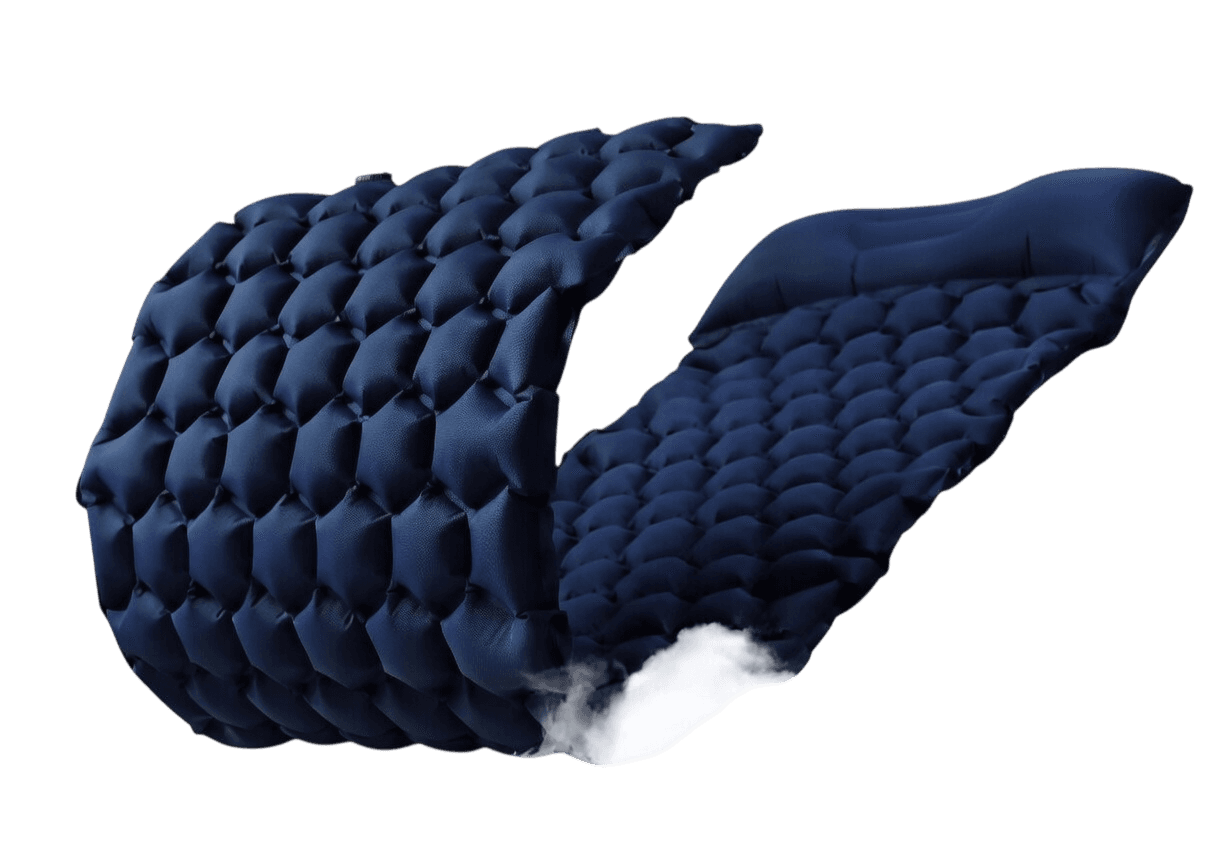 Inflatable No-Pump Hex Pad - Ultralight